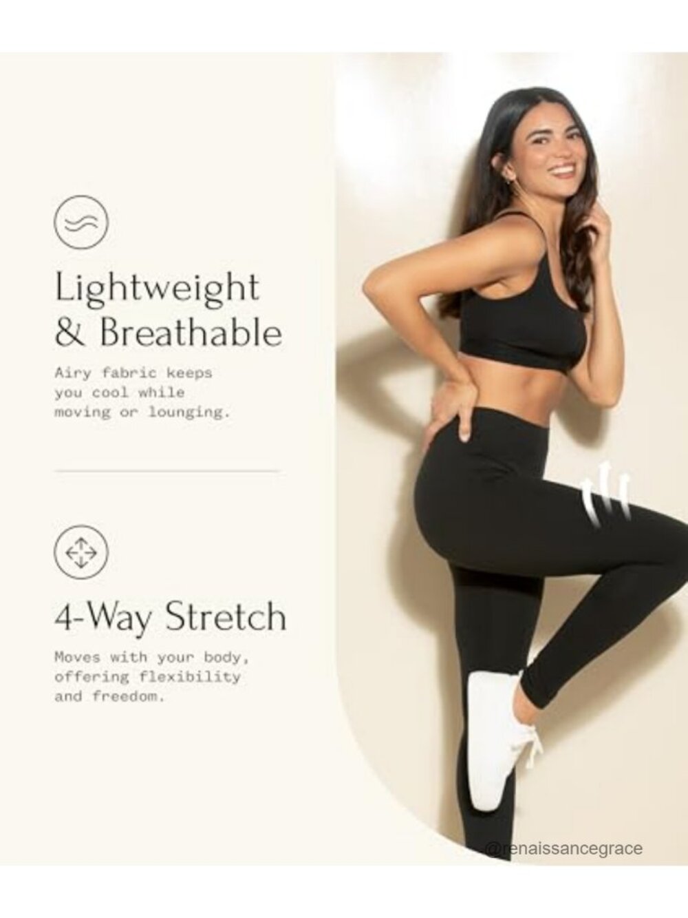 Velvety Soft Lightweight 4-Way Stretch Leggings 2-Pack Yoga